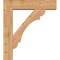 Ekena Millwork Olympic Block Smooth Bracket w/ Offset Brace, Western Red Cedar, 7 1/2"W x 32"D x 36"H BKT0806X32X36OLY05SWR - alternate 2